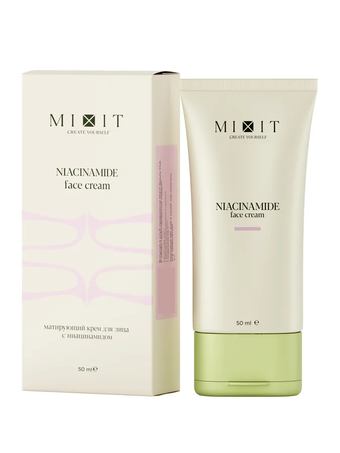 Крем для лица матирующий Mixit Niacinamide, с ниацинамидом, 50 мл