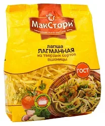 Мак.изделия МАКСТОРИ Лапша лагманная м/у 250г
