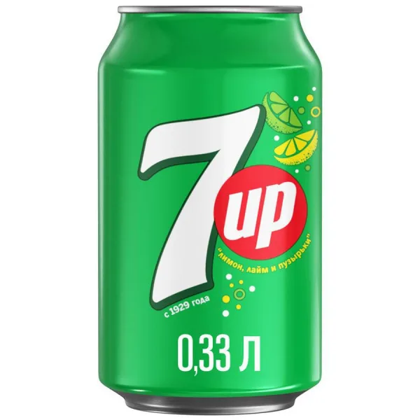 Напиток газ. 7UP 0,33л ж/б/24