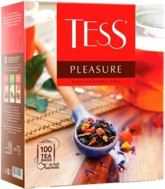 Чай Тess 1,5х100пак Плэжа черный