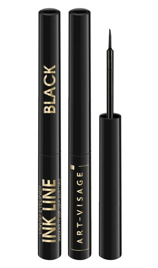 Art-Visage подводка для глаз жидкая INK Line с кистью черная