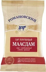 Сыр РОМАНОВСКИЙ Маасдам бзмж 45% 180г