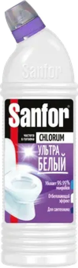 Средство Sanfor Chlorum Ультра Белый, 750 мл