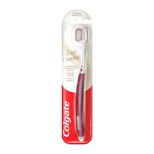 Зубная щетка Colgate Easy Comfort средней жесткости в ассортименте