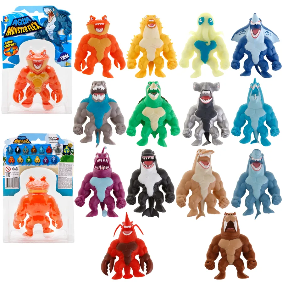 Фигурка тянущиеся MONSTER FLEX AQUA 14см в ассорт.именте Т23255