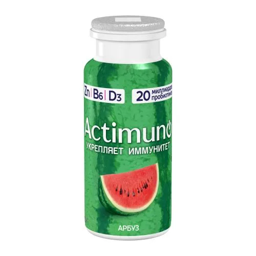 Продукт кисломолочный с арбузом и цинком Actimuno 1.5% 95г