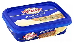 Сыр плавленый ПРЕЗИДЕНТ сливочный бзмж 45% 200г