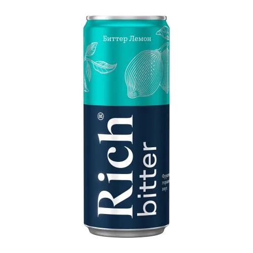 Тоник с лимонным вкусом Rich 330мл