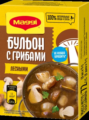 Бульон с лесными грибами в кубиках Maggi 72г