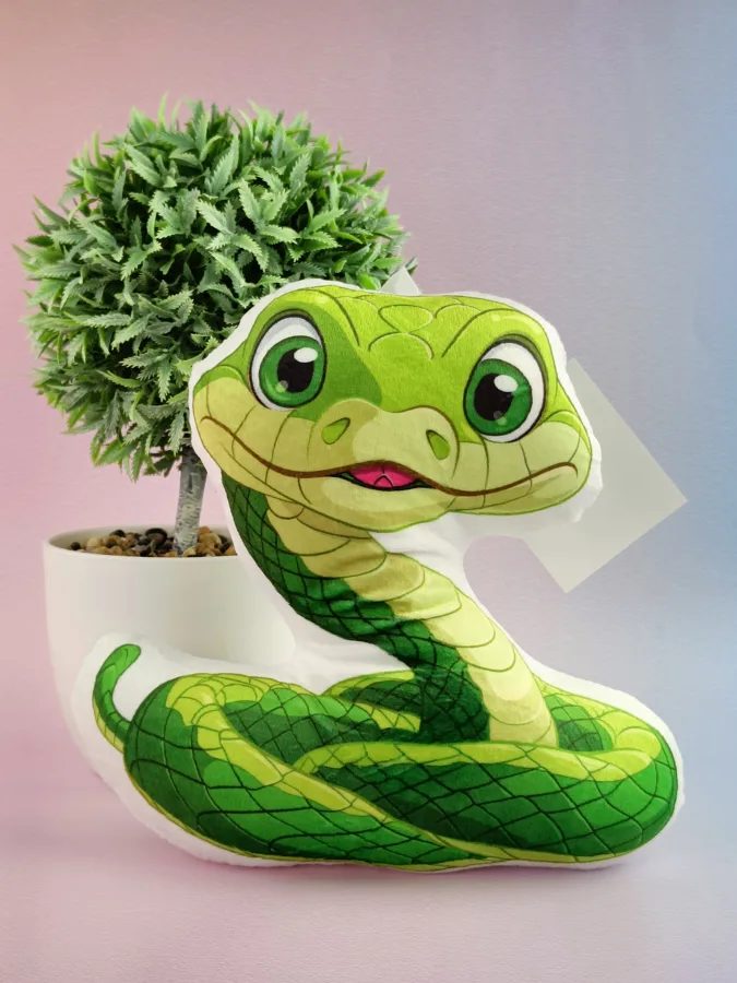 Игрушка мягкая Jile Toys Змейка, размер: 16 см, в ассортименте