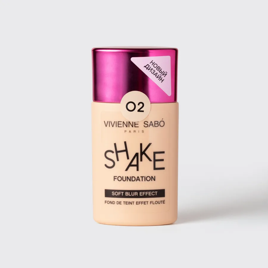 Тональный крем Vivienne Sabo Soft Blur Shakefoundation, эффект сглаживания, тон 02