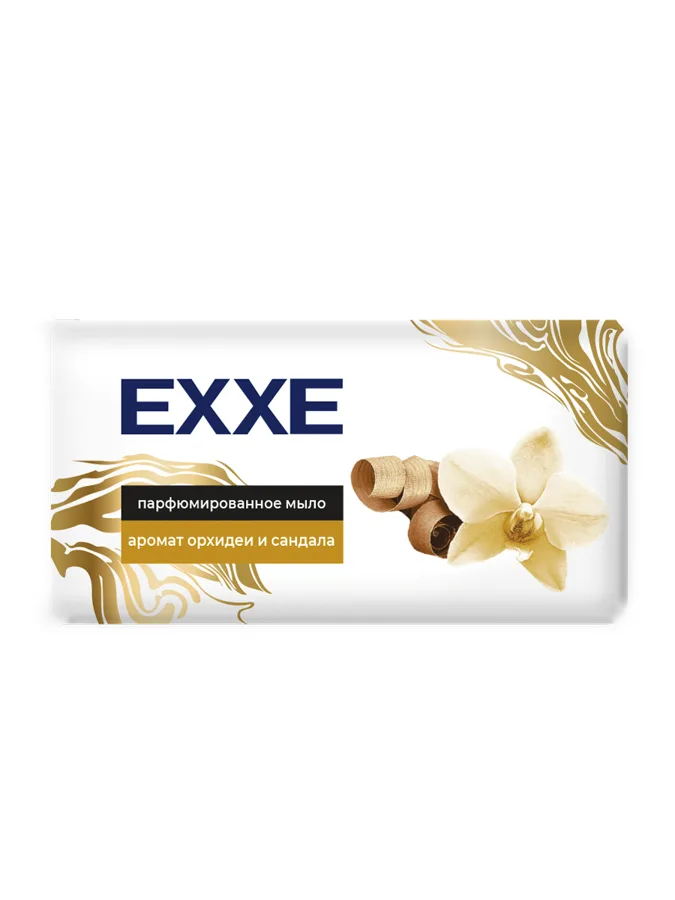 Мыло твердое Exxe Silk Effect, орхидея и сандал, 140г