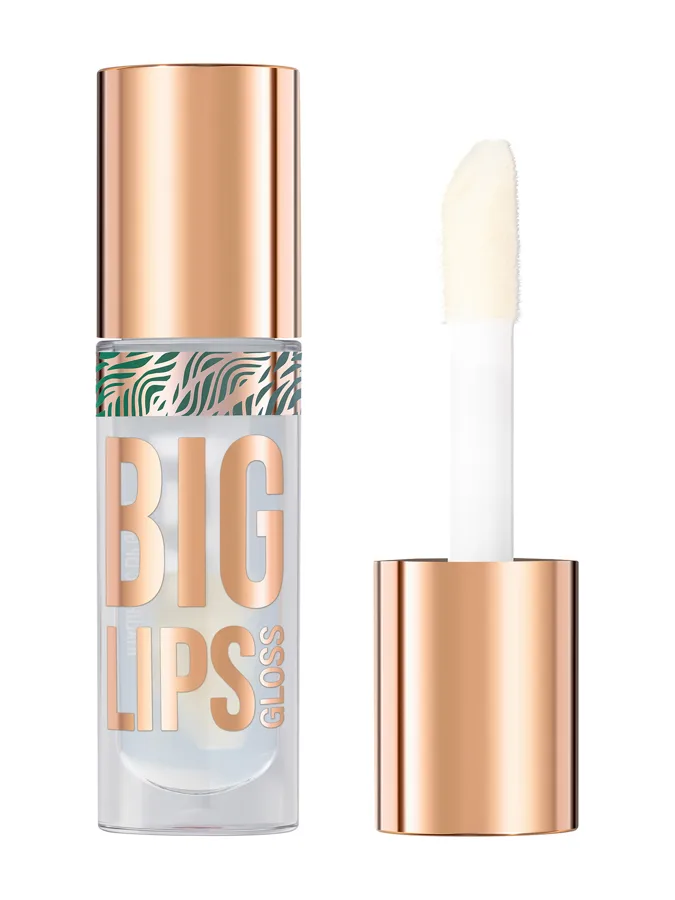 Блеск для губ Stellary Lipgloss Big Lips, тон: 01 прозрачный, 4мл