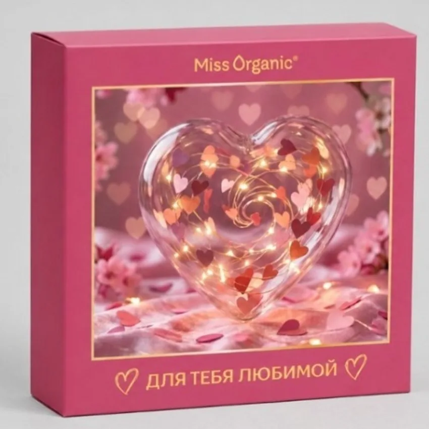 Набор подарочный женский N209 Miss Organic (Мист 100мл+крем-масло д/рук 50мл+блеск-бальзам для губ 10мл)