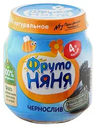 Пюре ФРУТОНЯНЯ чернослив ст/б 100г