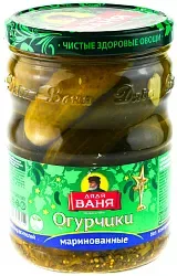 Огурчики ДЯДЯ ВАНЯ маринованные ст/б 950г