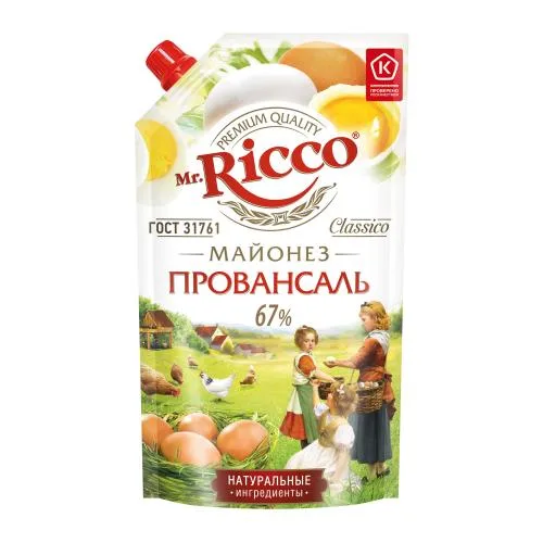 Майонез Провансаль Mr. Ricco 67% 340г