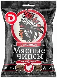 Мясные чипсы ДЫМОВ из мяса птицы с индейкой 25г