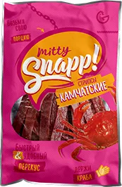 СТРИПСЫ МИТТИ СНАПП, КАМЧАТСКИЕ, СЫРОКОПЧЁНЫЕ, 70 Г
