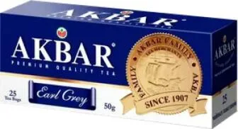 Чай Akbar EARL GREY,25 пак. х 2 гр