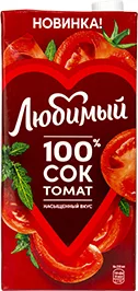 НЕКТАР ЛЮБИМЫЙ, СПЕЛЫЙ ТОМАТ С МОРСКОЙ СОЛЬЮ, 1,93 Л