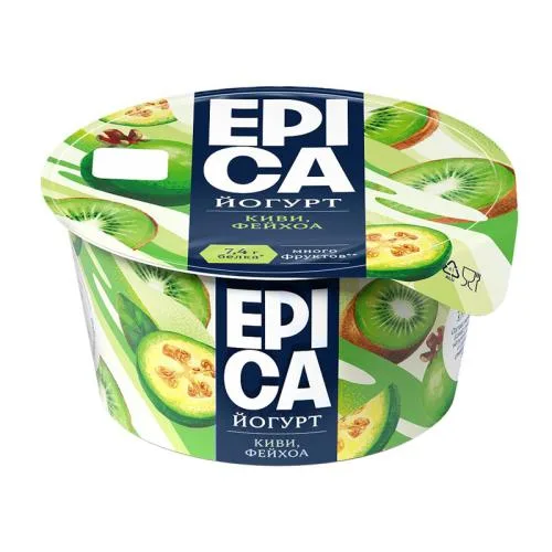 Йогурт Epica Киви Фейхоа 4.8% 130г