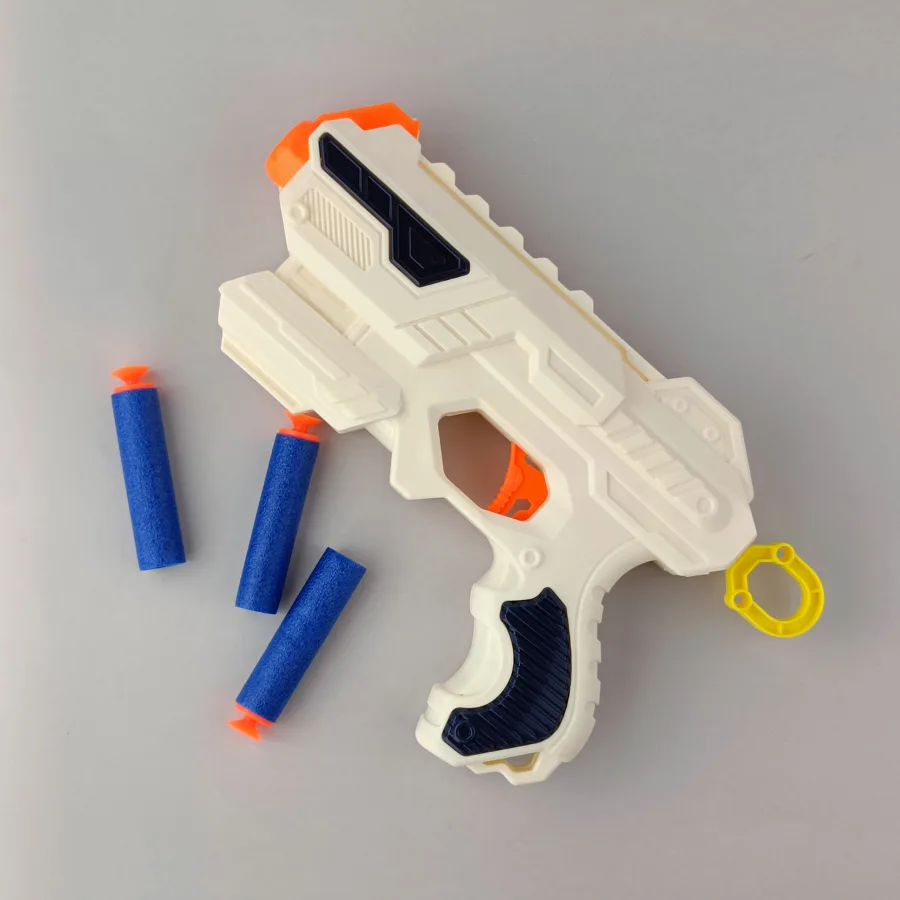 Оружие детское Бластер Jile Toys с мягкими пульками, размер: 19х12 см, в ассортименте