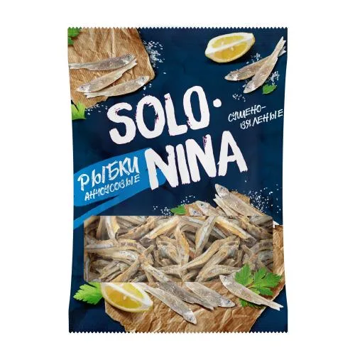 Рыбки анчоусовые сушеные вяленые Solonina 40г