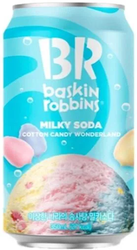 Напиток газ. BASKIN ROBBINS 0,35л Cotton Candy ж/б/24/Азия
