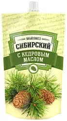 Майонез ПРОВАНСАЛЬ СИБИРСКИЙ с кедровым маслом 60% д/пак 220г