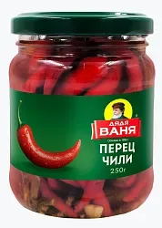 Перец ДЯДЯ ВАНЯ чили маринованный ст/б 250г