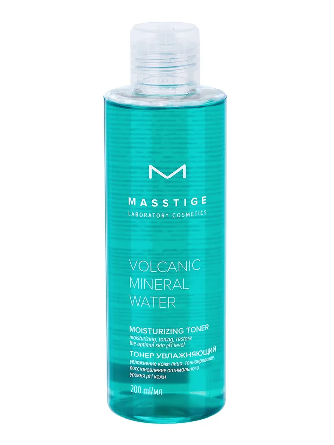 MASSTIGE VOLCANIC MINERAL WATER Тонер увлажняющий, 200мл.