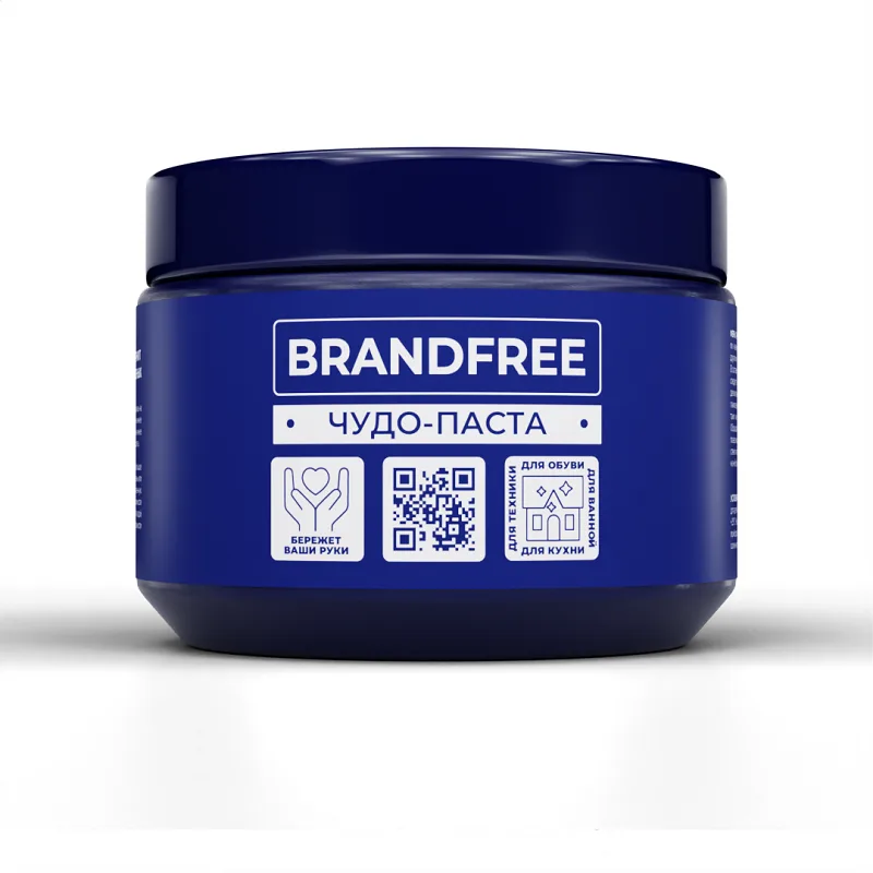Средство BRANDFREE паста для уборки для твердых поверхностей 500г