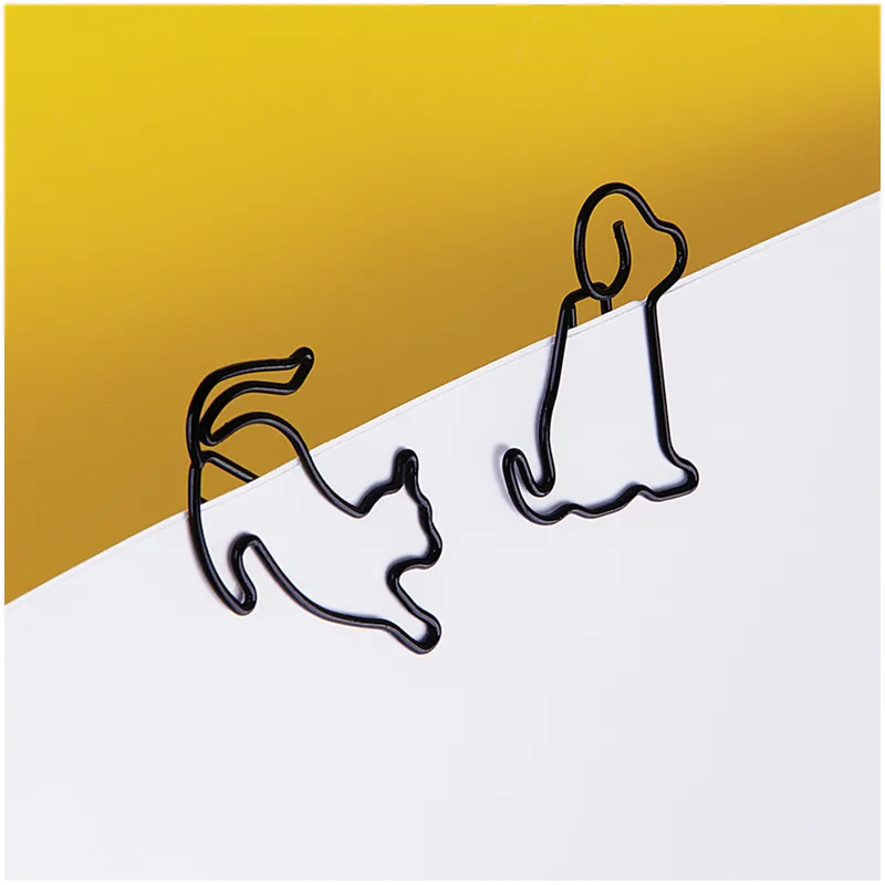  Скрепки фигурные 19мм 4шт Cat&Dog