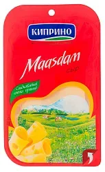 Сыр КИПРИНО Маасдам бзмж 45% 125г