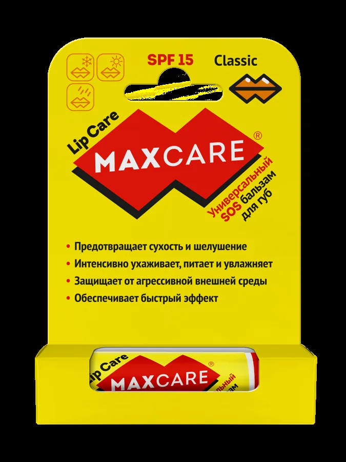 Бальзам для губ Maxcare Classic, SPF15, 4.2г