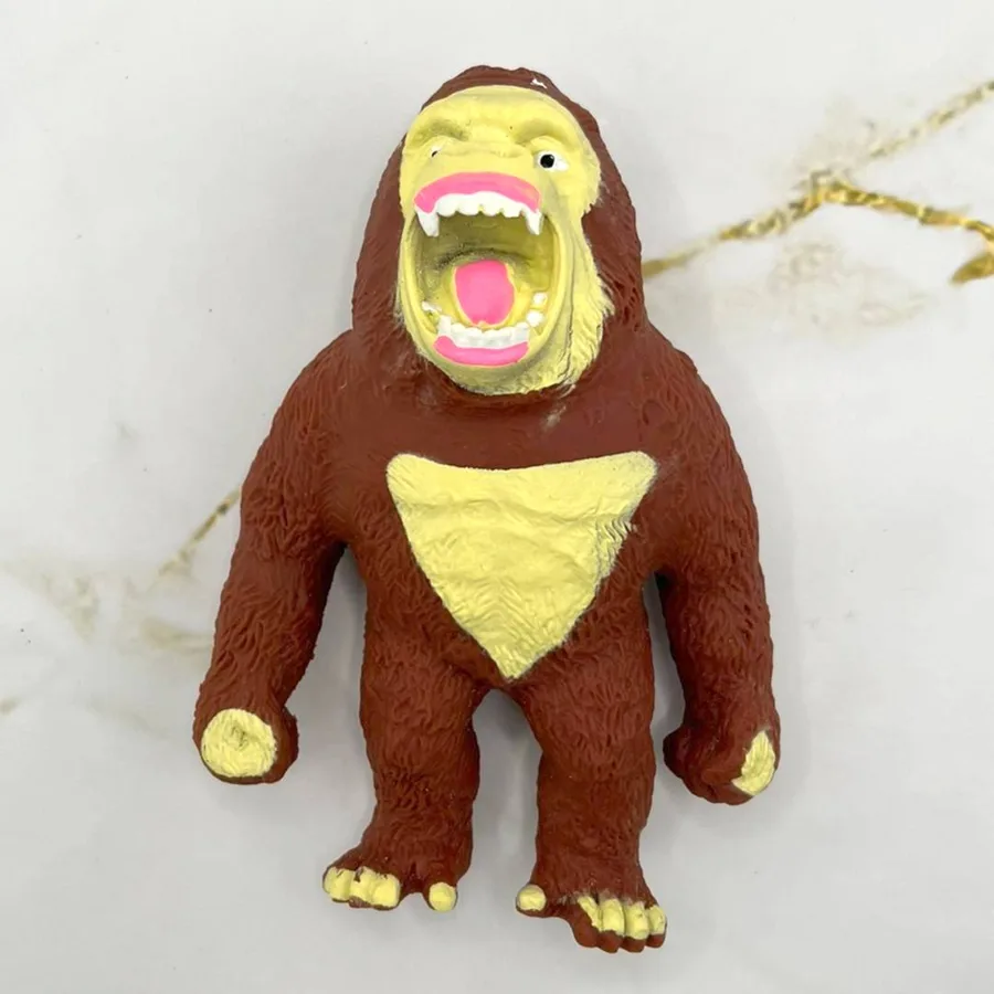 Фигурка тянущаяся Горилла Jile Toys, 14х8см