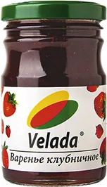 ВАРЕНЬЕ КЛУБНИЧНОЕ ВЕЛАДА, 250 Г