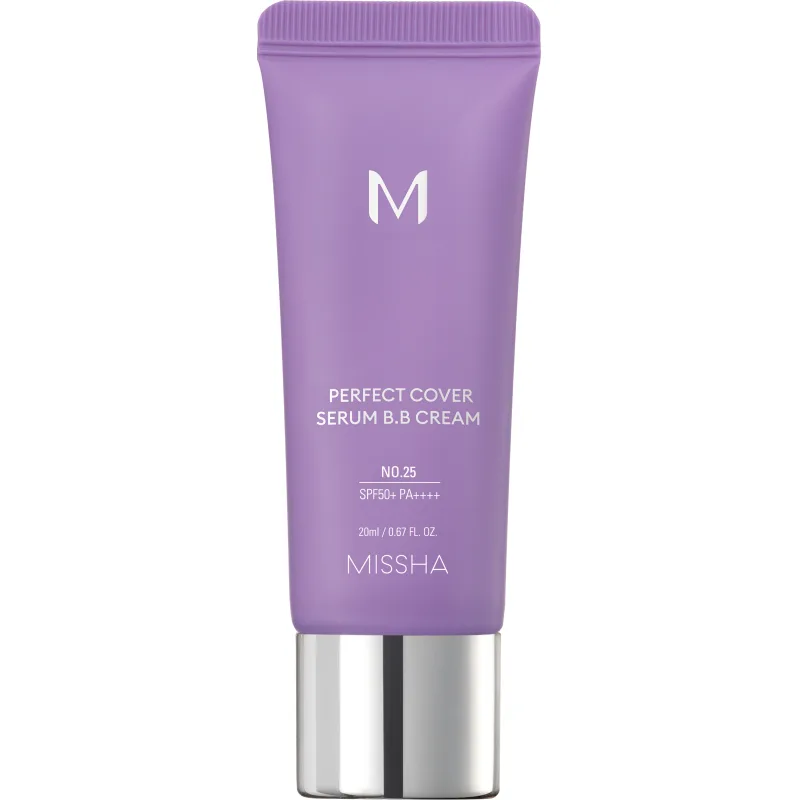 Тональный BB крем Missha М Perfect Cover Serum, с антивозрастной сывороткой, SPF 50, тон: 25 теплый бежевый, 20мл