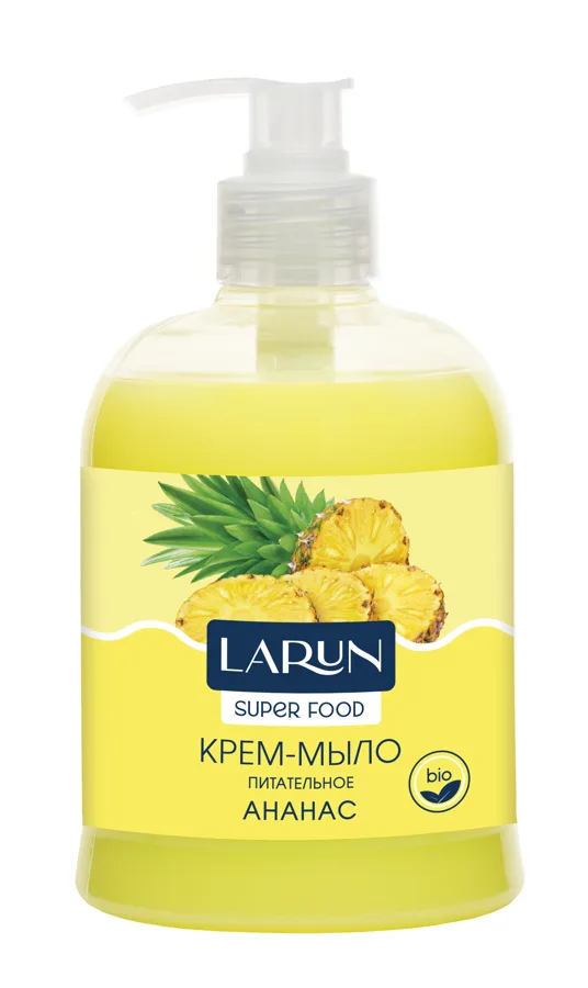 Крем-мыло жидкое Larun Ананас, питательное, 500мл