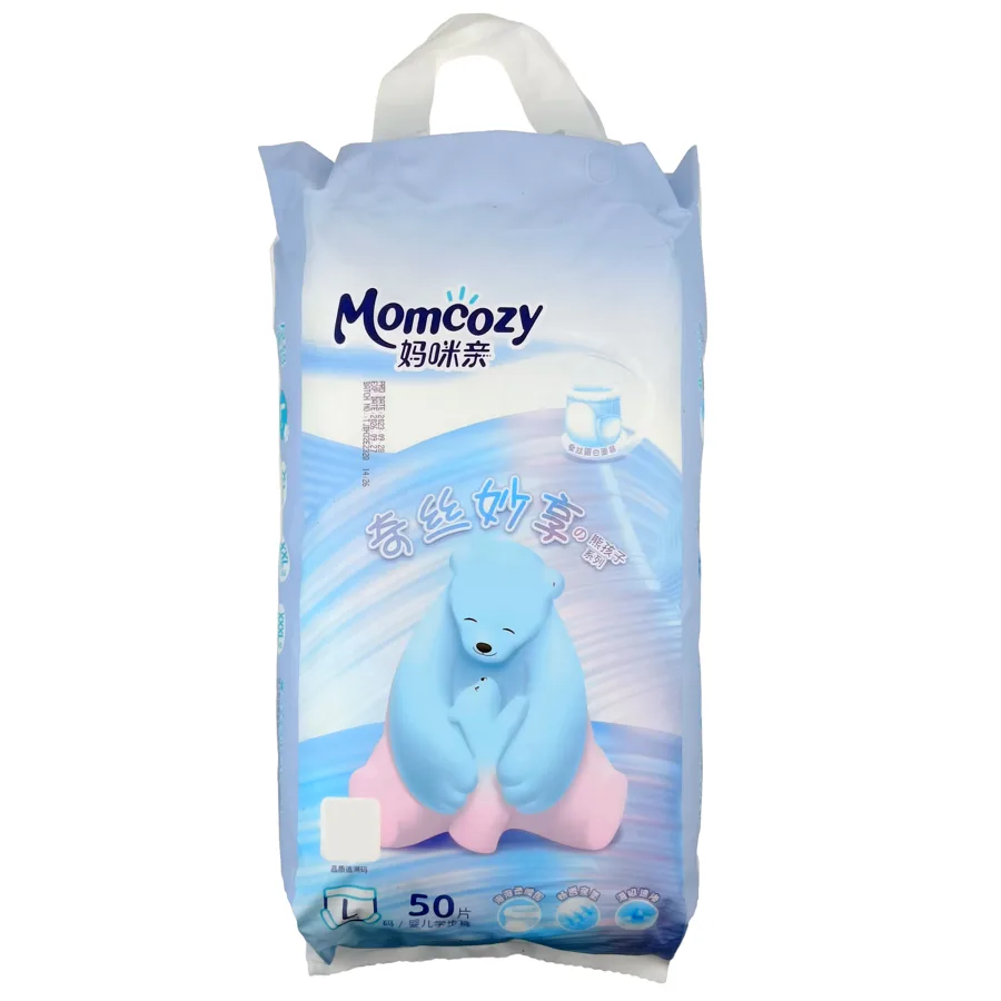 Подгузники-трусики детские Momcozy, размер: L, 9 -14 кг, 50 шт