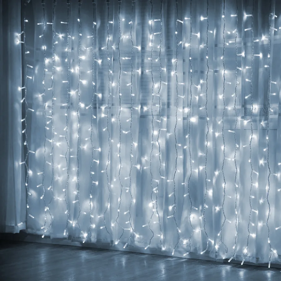 Гирлянда электрическая Занавес, LED, 3х3м