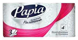 Бумажные полотенца ПАПИА 3сл 4рул