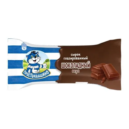 Сырок глазированный с какао и шоколадным вкусом Простоквашино 23% 40г