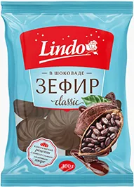 ЗЕФИР ЛИНДО, В ШОКОЛАДЕ, 300 Г