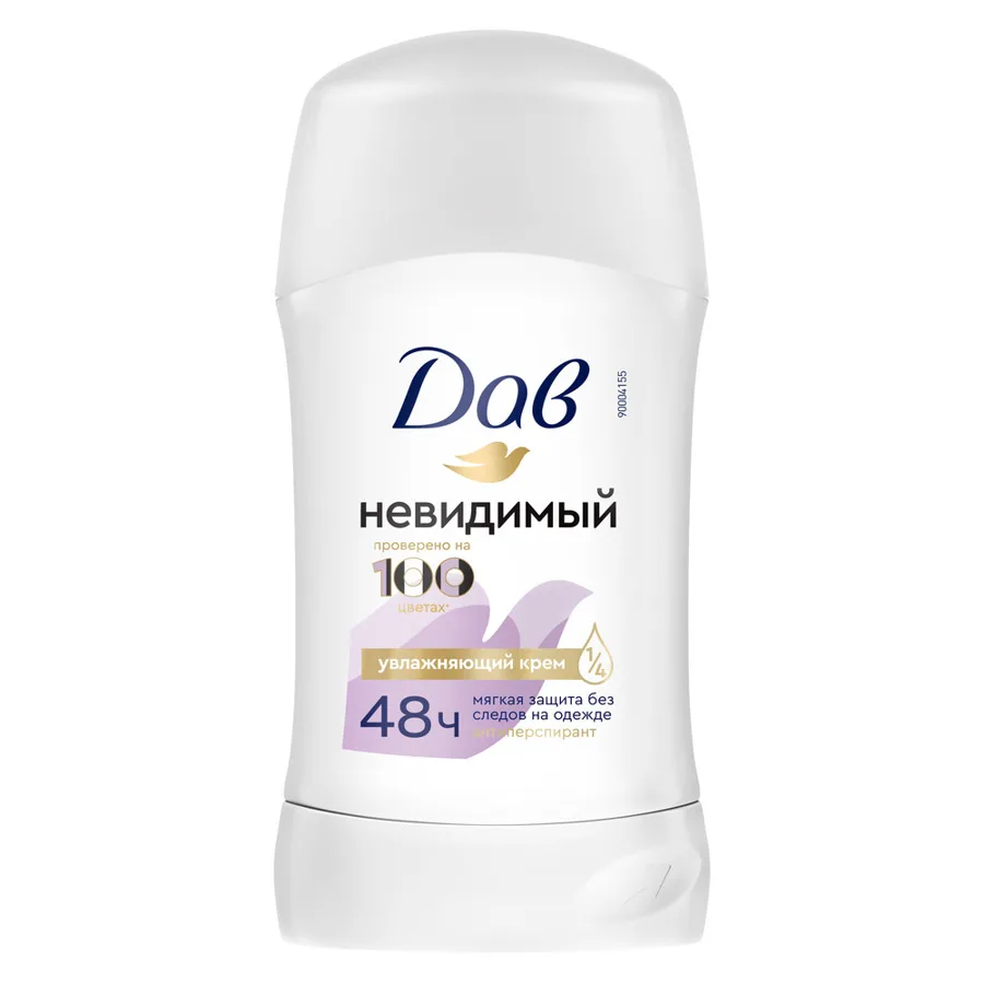 Женский дезодорант-антиперспирант Дав Невидимый, стик, 40мл