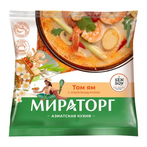 Том ям с морепродуктами Мираторг 350г