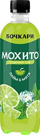 ГАЗИРОВАННЫЙ НАПИТОК БОЧКАРИ МОХИТО, МЯТА И ЛАЙМ, 0,5 Л