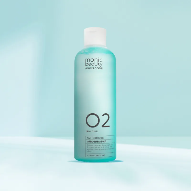 Тоник для лица Monic Beauty коллаген AHA, BHA, PHA, 250мл