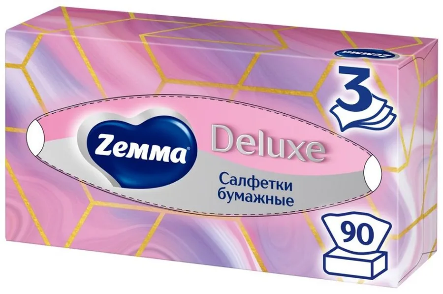 Zemma Салфетки бумаж. Deluxe Design, 90шт